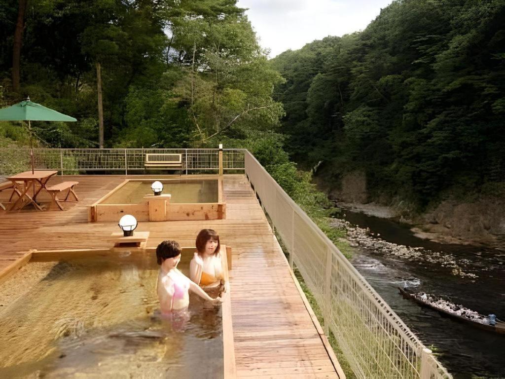 Kinugawa Niouson Plaza Hotel Nikko Bagian luar foto