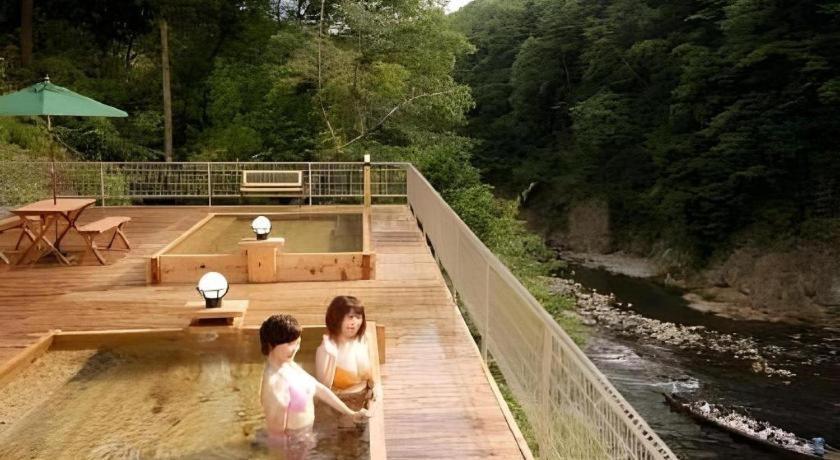 Kinugawa Niouson Plaza Hotel Nikko Bagian luar foto